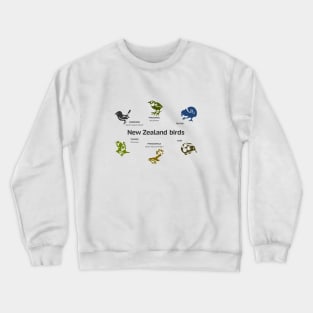 New Zealand Birds Crewneck Sweatshirt